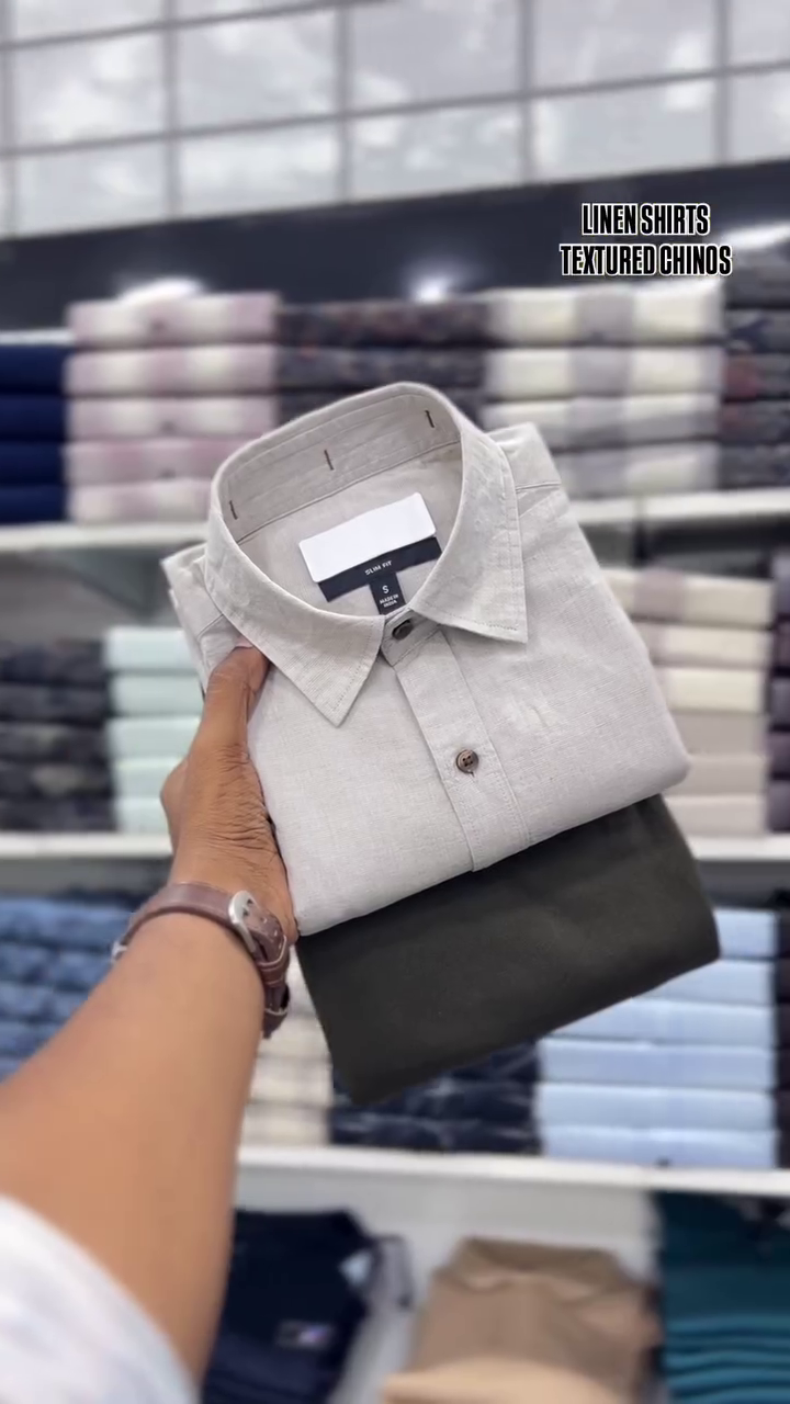 Men Premium Slim Fit Pure Cotton Casual Shirt
