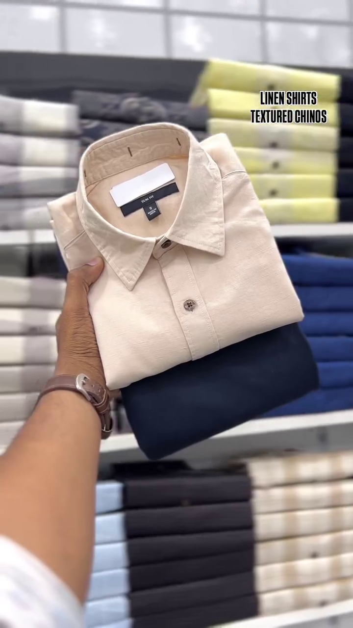 Men Premium Slim Fit Pure Cotton Casual Shirt