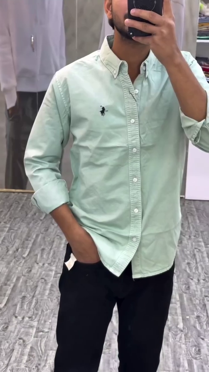 Men?s Plain Full-Sleeve Shirts