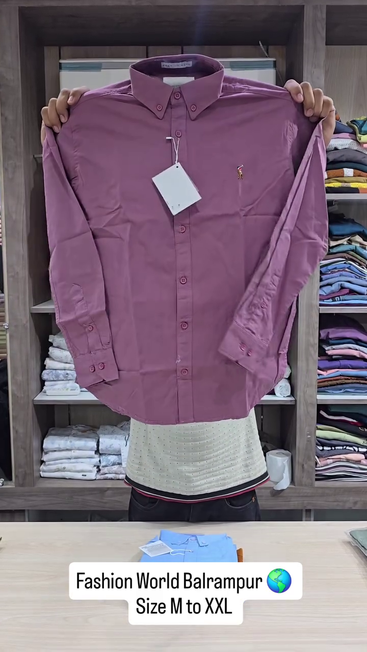 Men's Plain Full Sleeve Shirt