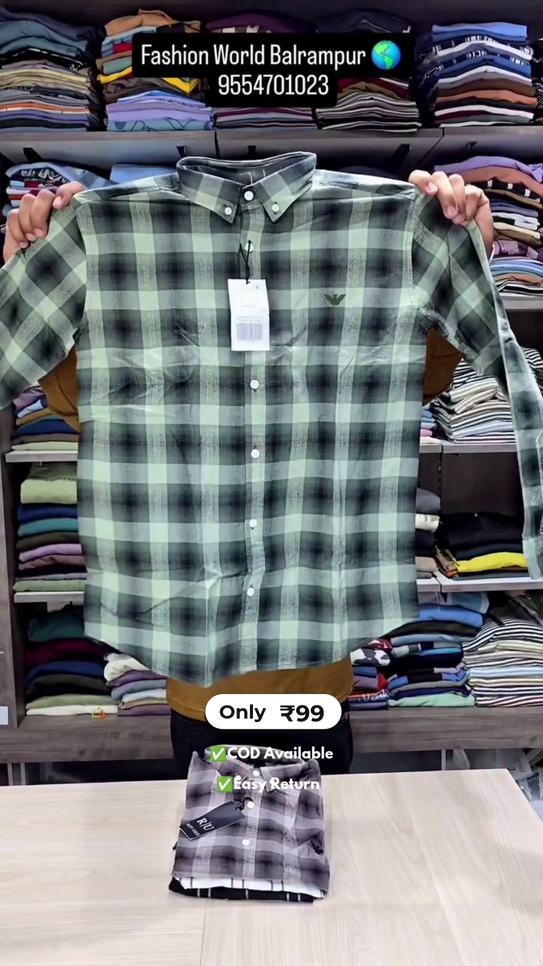Men in Check Shirts