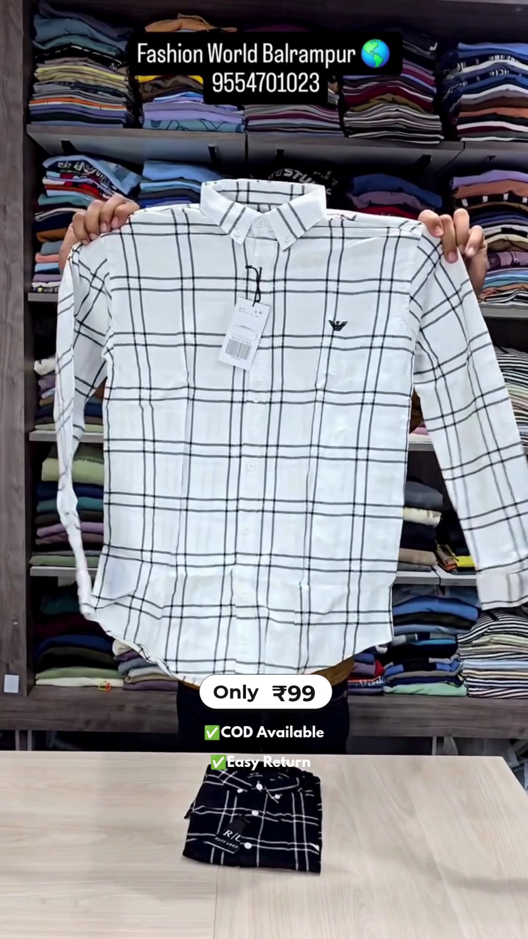 Men in Check Shirts