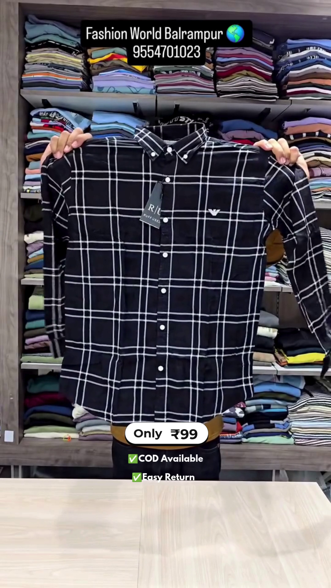 Men in Check Shirts