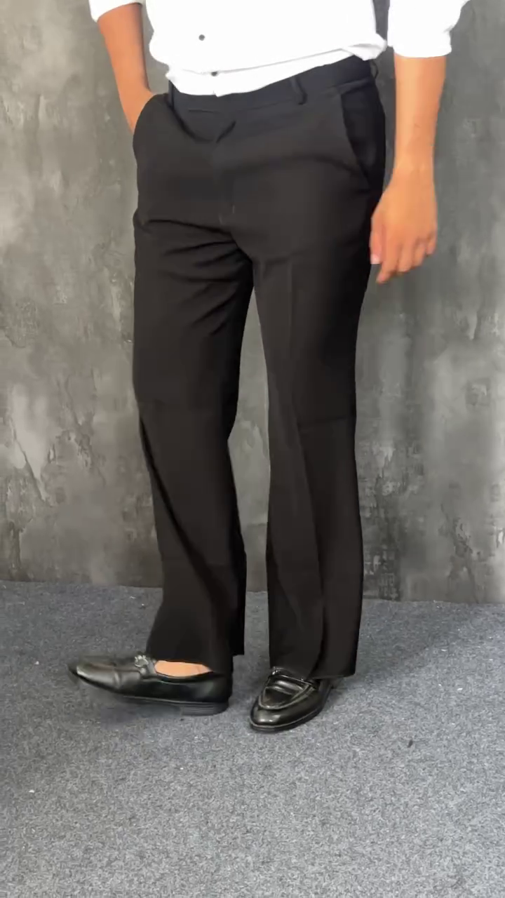 Men?s Classic Fit Formal Trousers