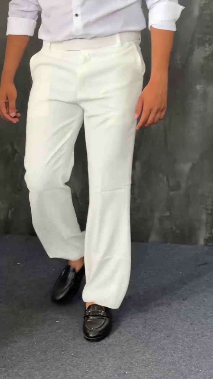 Men?s Classic Fit Formal Trousers