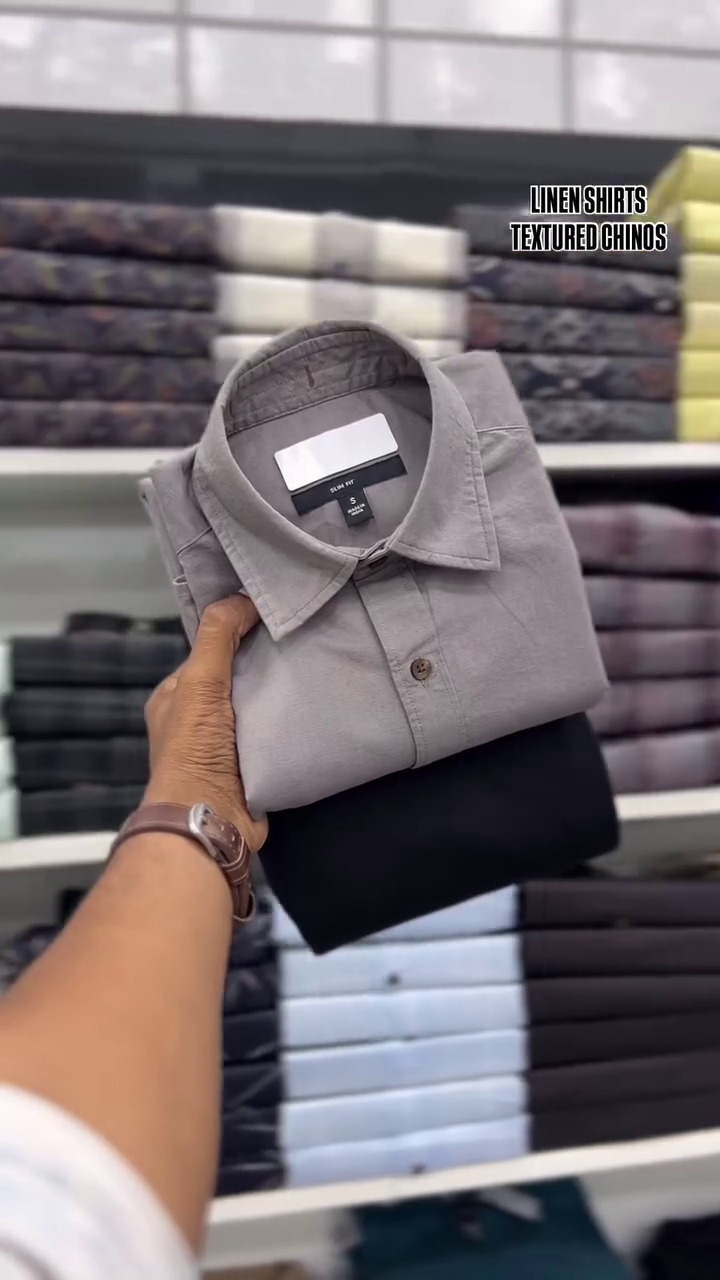 Men Premium Slim Fit Pure Cotton Casual Shirt