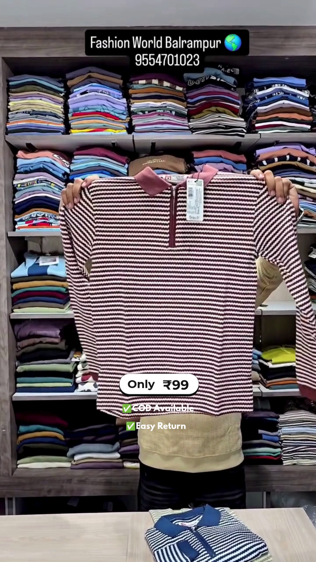 Men?s Full Sleeve T-Shirts with Half Zip