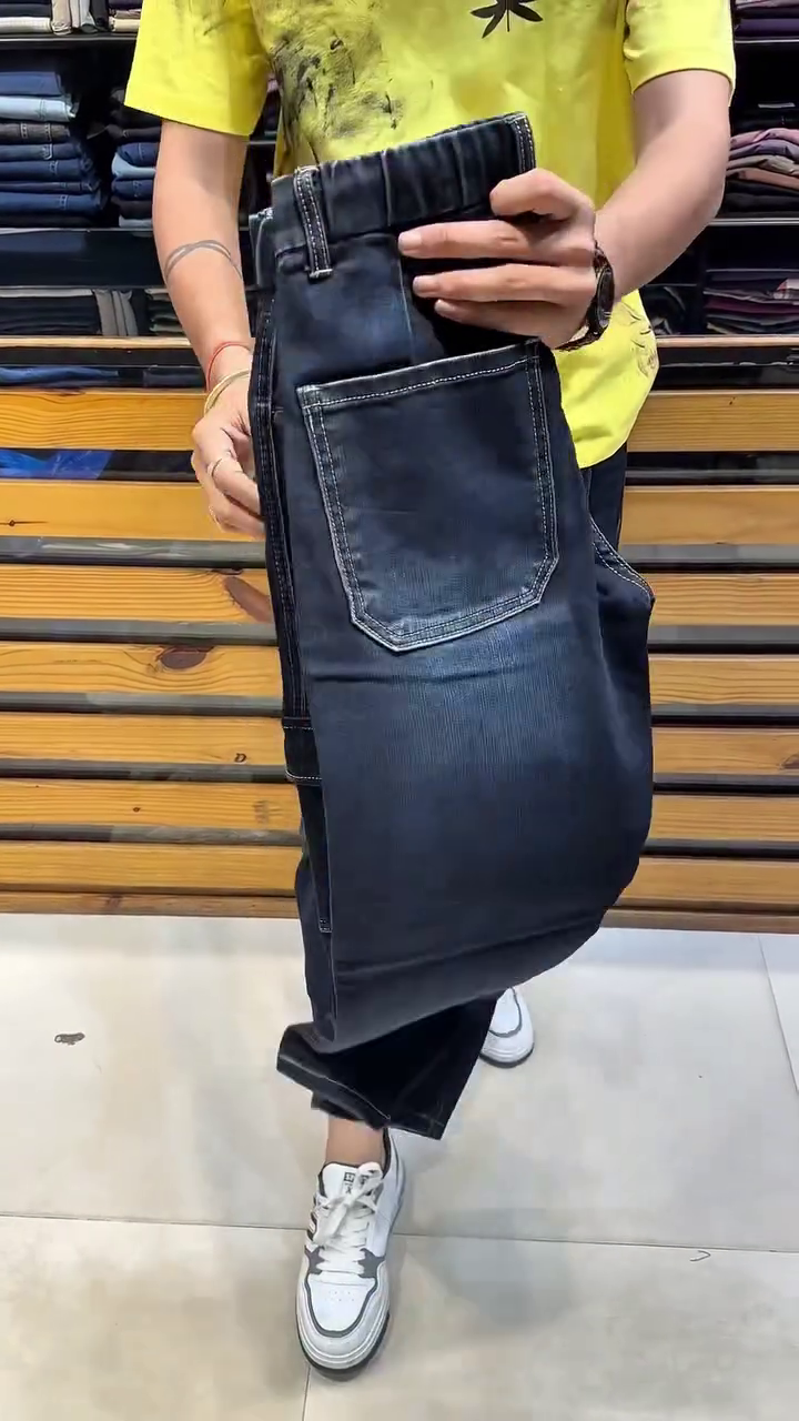 Joggers Pants for Men Denim Overalls Sports Harness Feet Harlan Casual Trousers