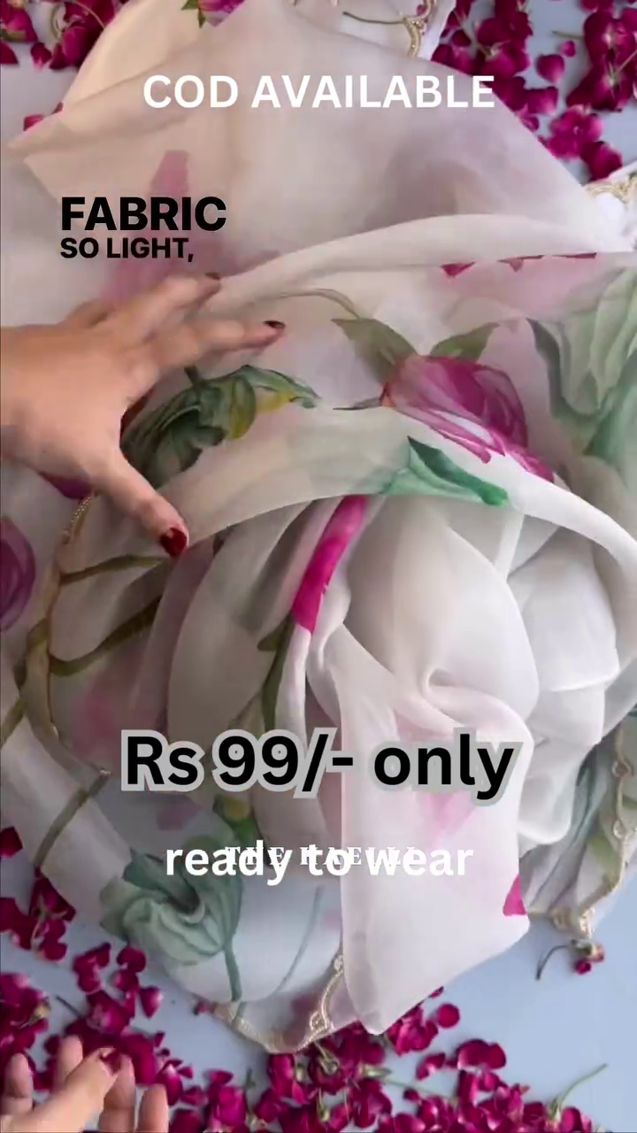 Trendy Waightless Designer Saree